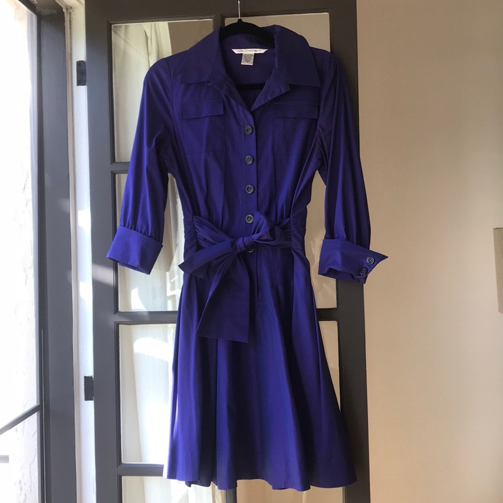 Diane von Furstenberg Button Dress